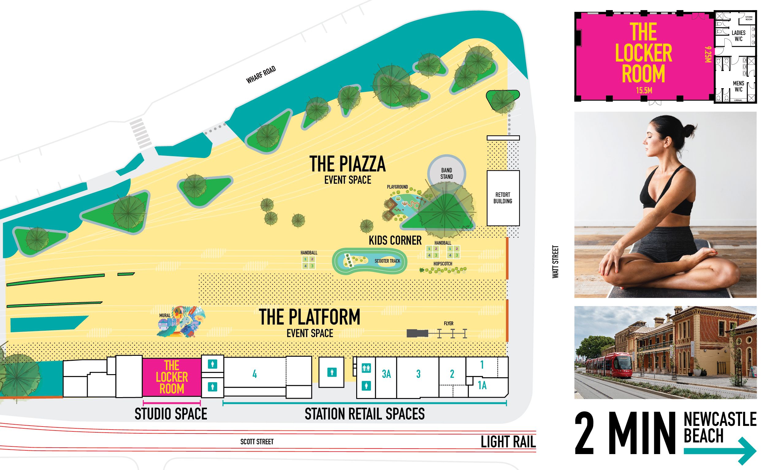 The Station Locker Room Map